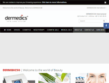 Tablet Screenshot of dermedics.com